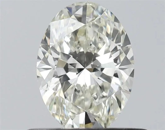 0.50ct Oval Natural Diamond (Colour J, Clarity VVS1, Cut VG, IGI Certified)